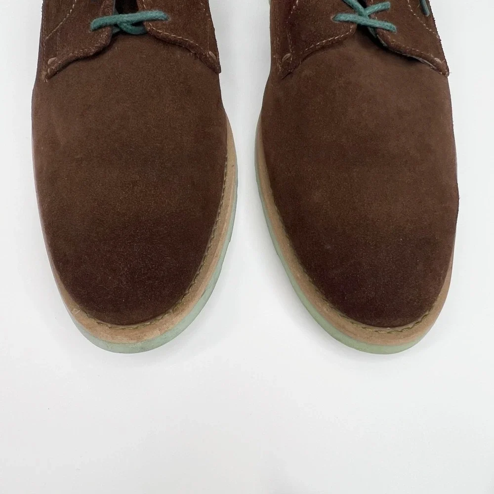 JD FISK Victor Oxfords Suede Lace Up‎ Casual Dress Shoes 10